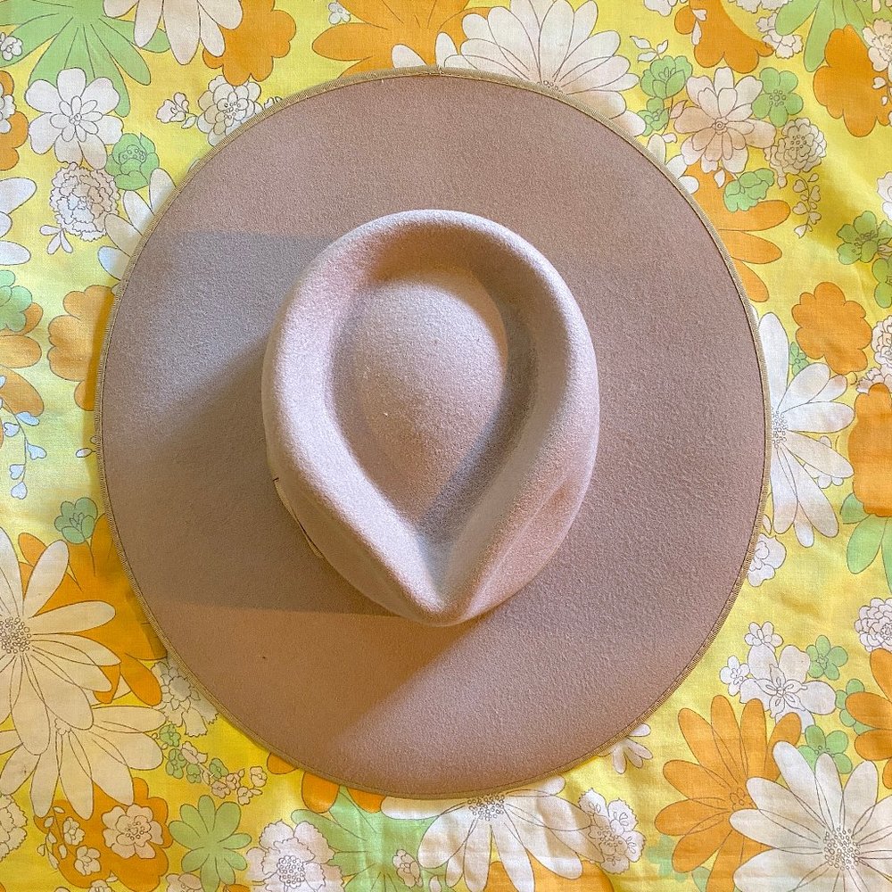 Lack of Color Zulu Rancher Hat in the Color Sand Size Small